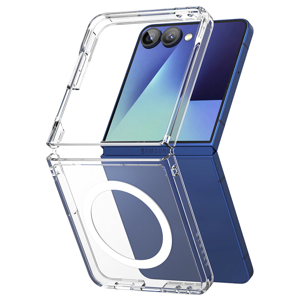 Калъф за Samsung Galaxy Z Flip7 - Ringke Fusion MagSafe - Прозрачен