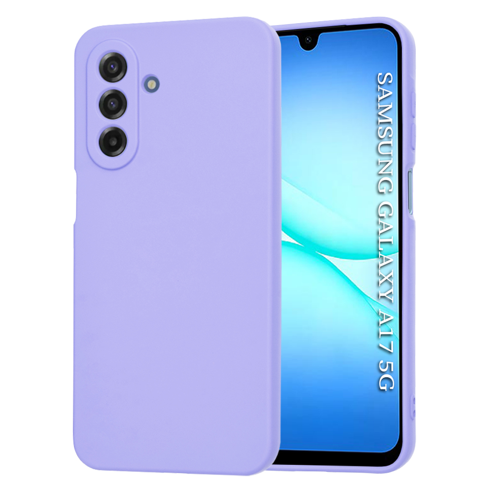 Калъф за Samsung Galaxy A17 5G / A17 4G / M17 / F17 - Techsuit SoftFlex - Светло лилав