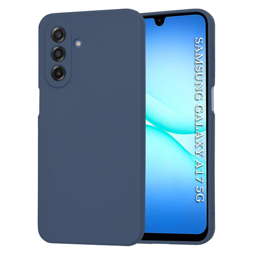 Калъф за Samsung Galaxy A17 5G / A17 4G / M17 / F17 - Techsuit SoftFlex - Тъмносин Син