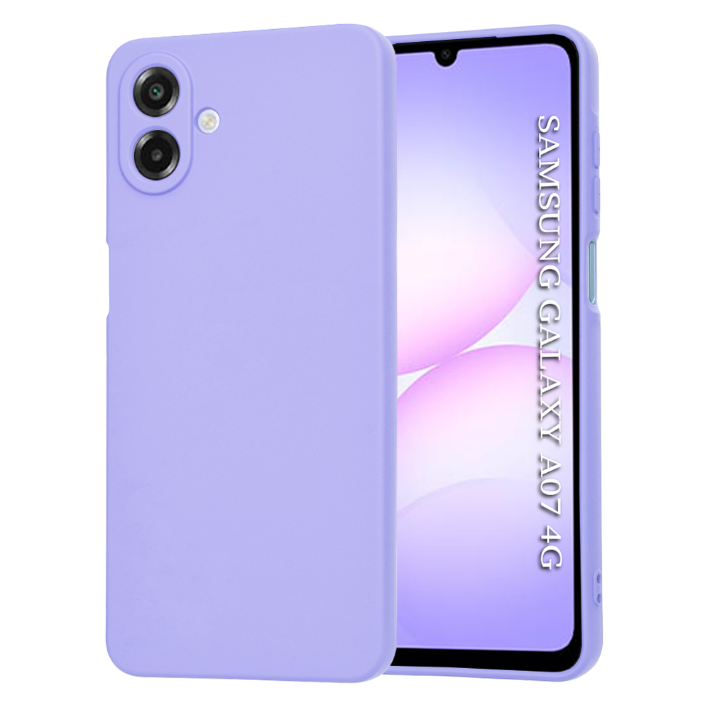 Калъф за Samsung Galaxy A07 4G - Techsuit SoftFlex - Светло лилав