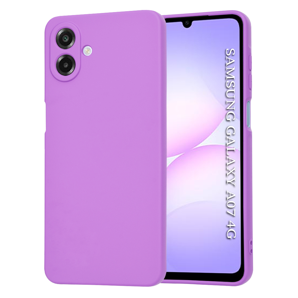 Калъф за Samsung Galaxy A07 4G - Techsuit SoftFlex - Лилав