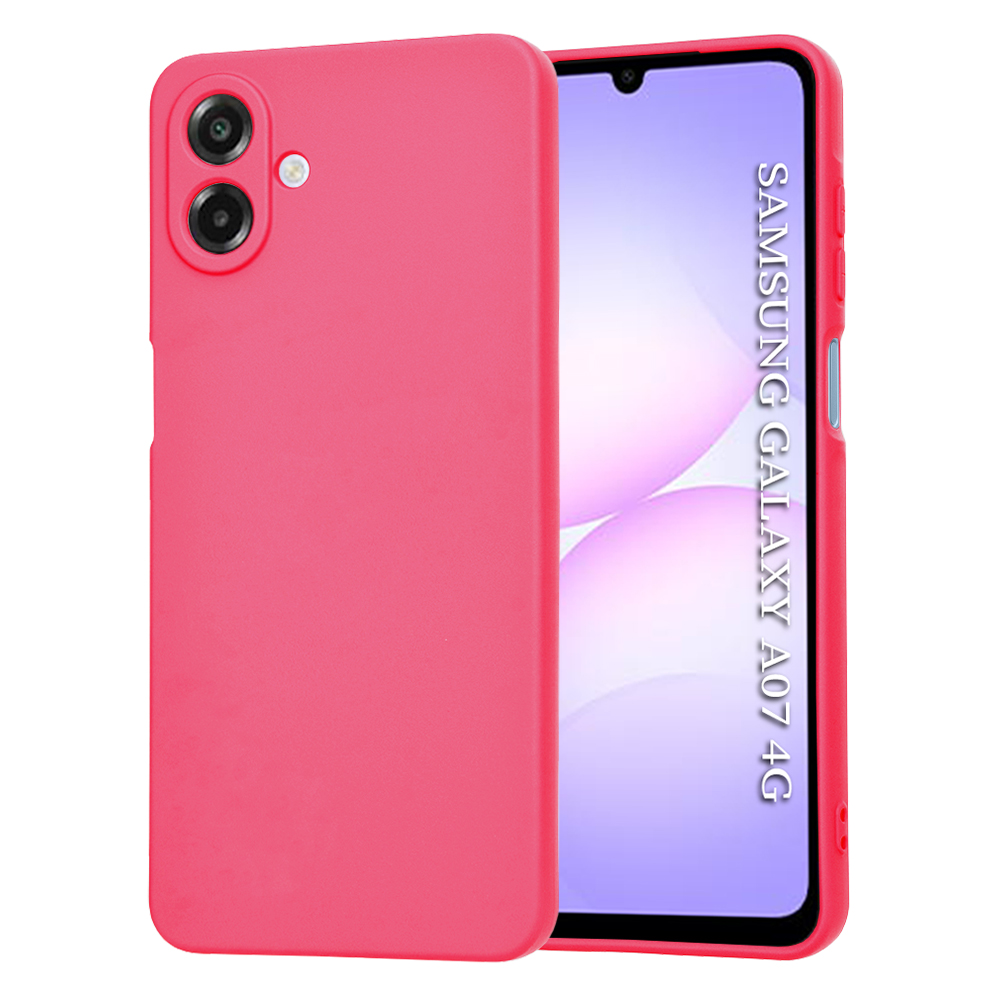 Калъф за Samsung Galaxy A07 4G - Techsuit SoftFlex - Hot Розов