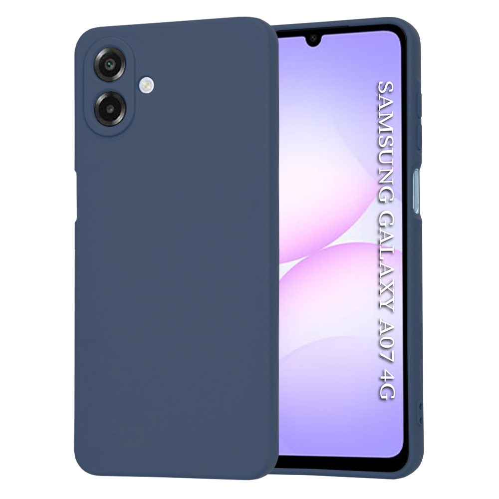 Калъф за Samsung Galaxy A07 4G - Techsuit SoftFlex - Тъмносин Син