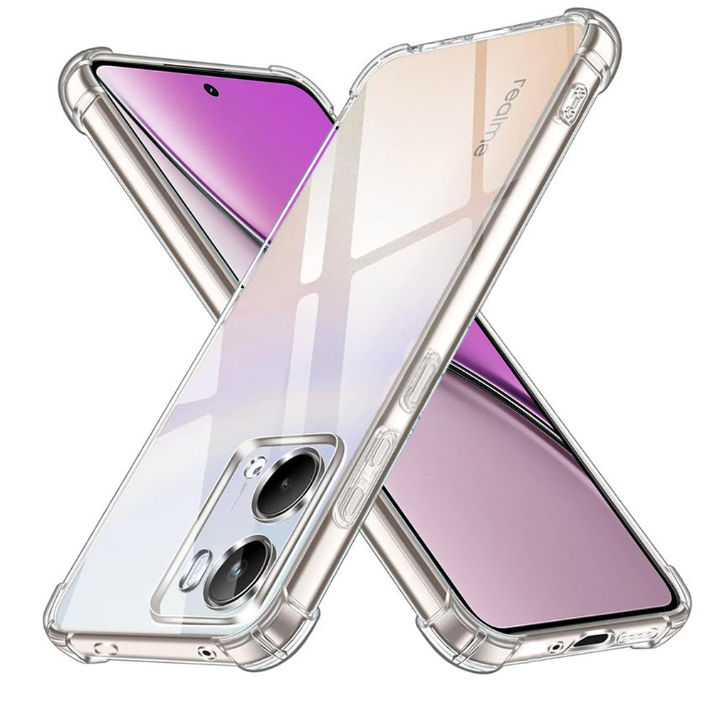 Калъф за Realme P3 5G - Techsuit Shockproof Прозрачен Прозрачен Silicone - Прозрачен