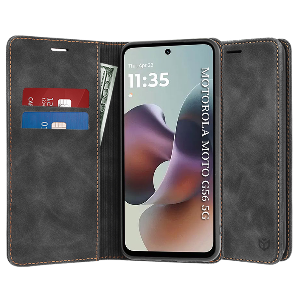 Калъф за Motorola Moto G56 - Techsuit Confy Cover - Черен