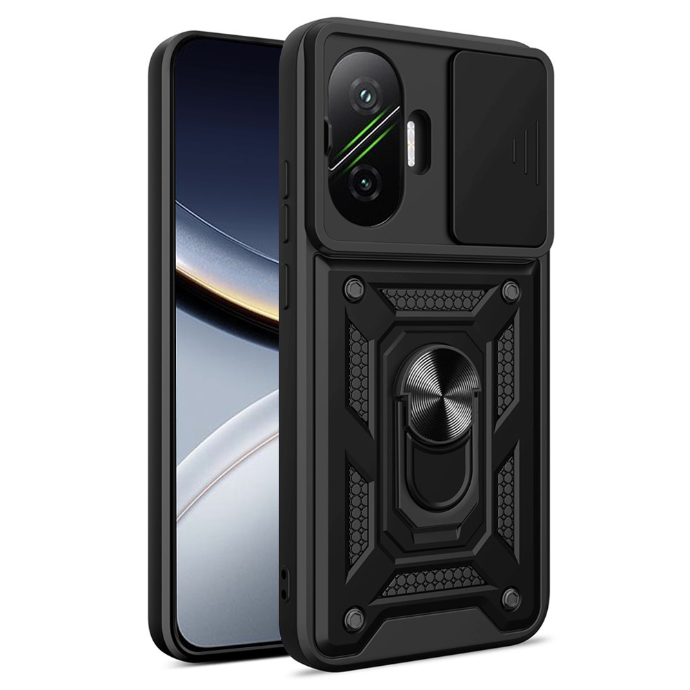 Калъф за Xiaomi Poco F7 - Techsuit CamShield Series - Черен