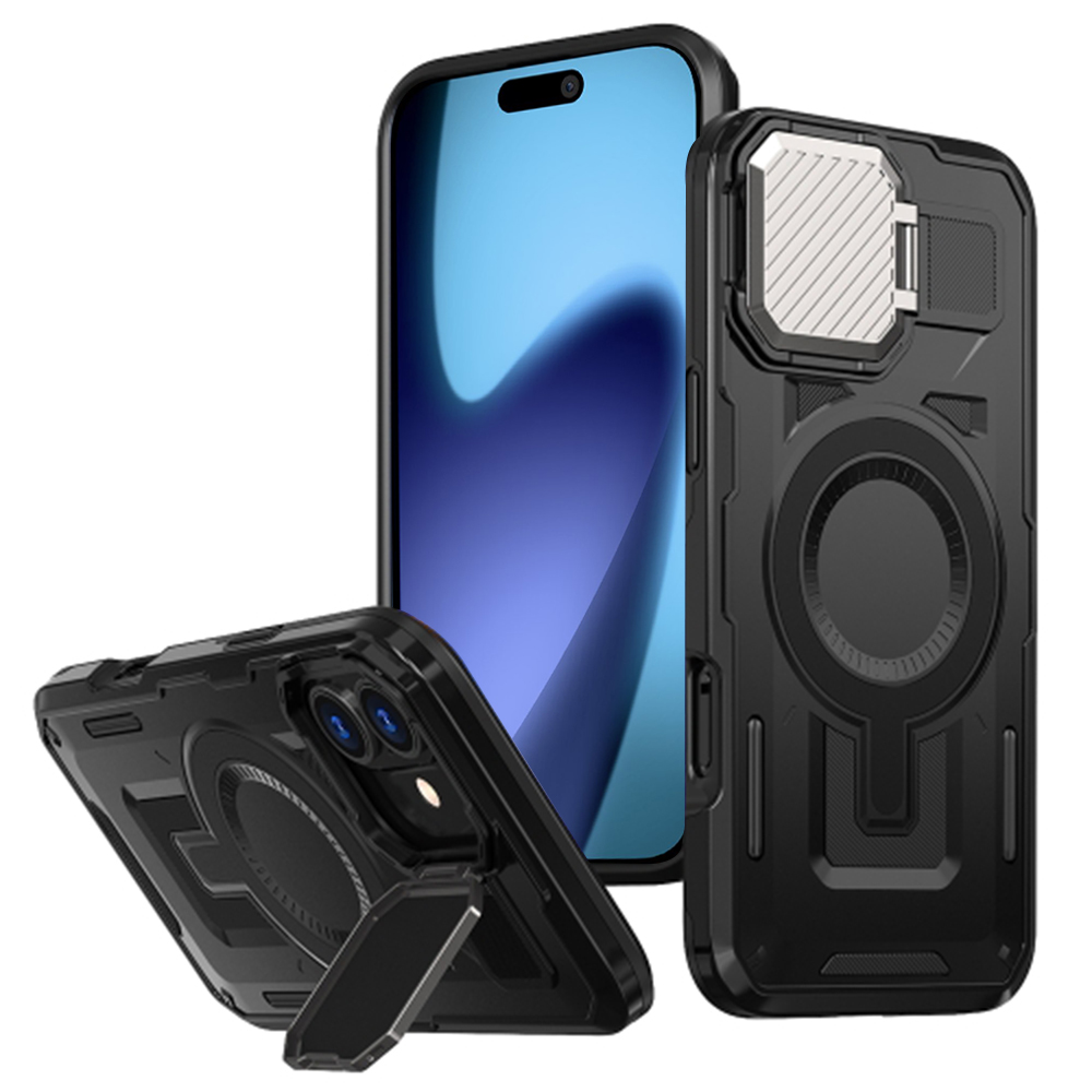 Калъф за iPhone 17 - Techsuit CamVault CamVault MagSafe - Черен