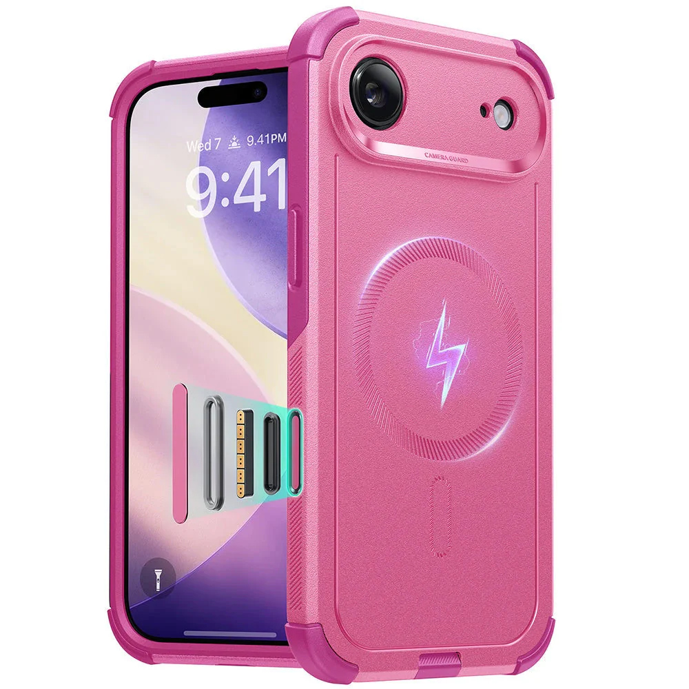 Калъф за iPhone 17 Air - ESR Cyber Halolock - Розов