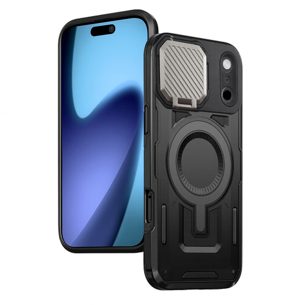 Калъф за iPhone 17 Pro Max - Techsuit CamVault CamVault MagSafe - Черен