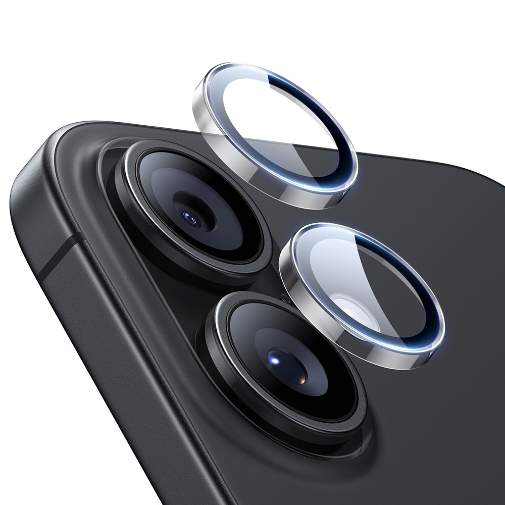Фолио за фотоапарат за iPhone 16 / iPhone 16 Plus / iPhone 17 - ESR Armorite Armorite протектори за обектив на фотоапарата - прозрачни