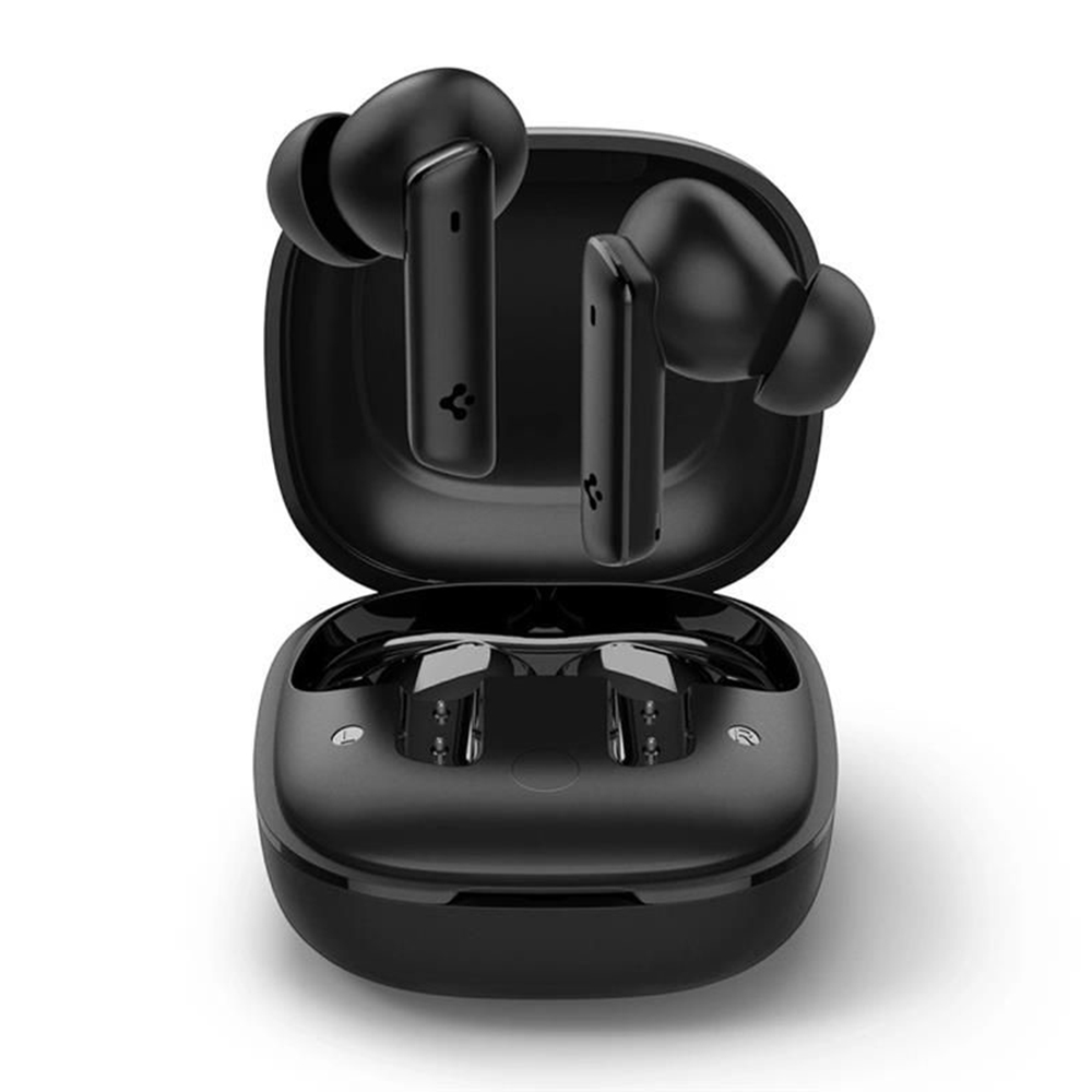 Безжични слушалки, Bluetooth 5.3, ANC, микрофон - Spigen SA2402 (ASD07888) - черни