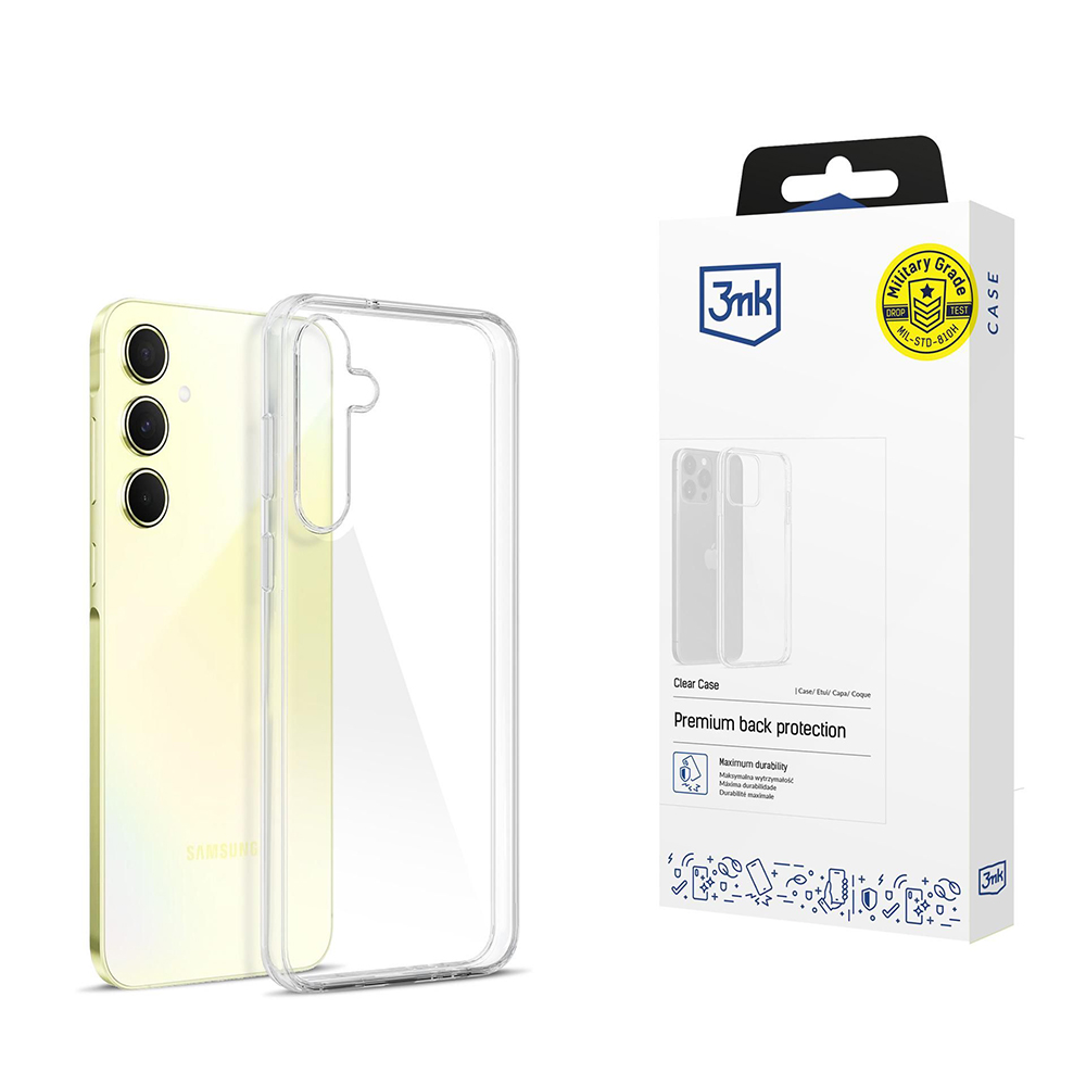 Калъф за Samsung Galaxy A55 5G - 3mk Прозрачен Case - Прозрачен