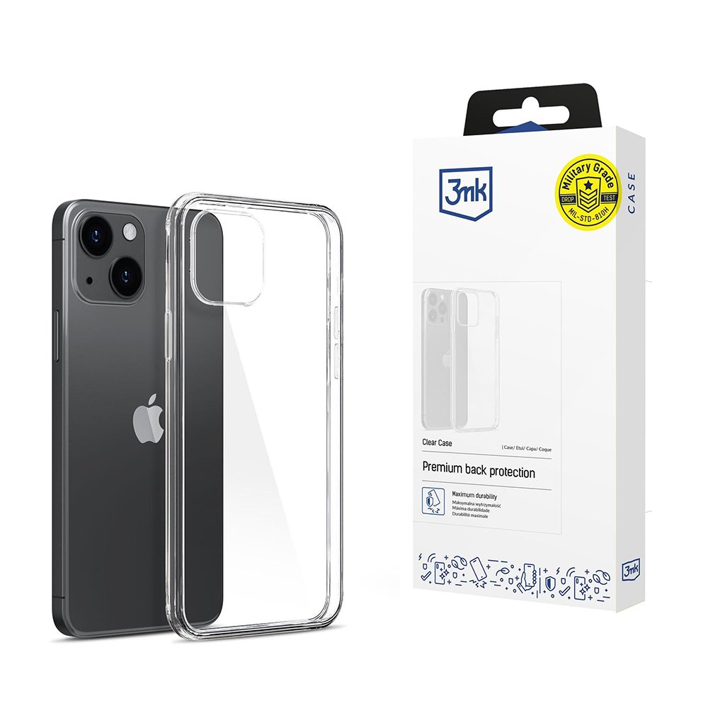 Калъф за iPhone 15 - 3mk Прозрачен Case - Прозрачен