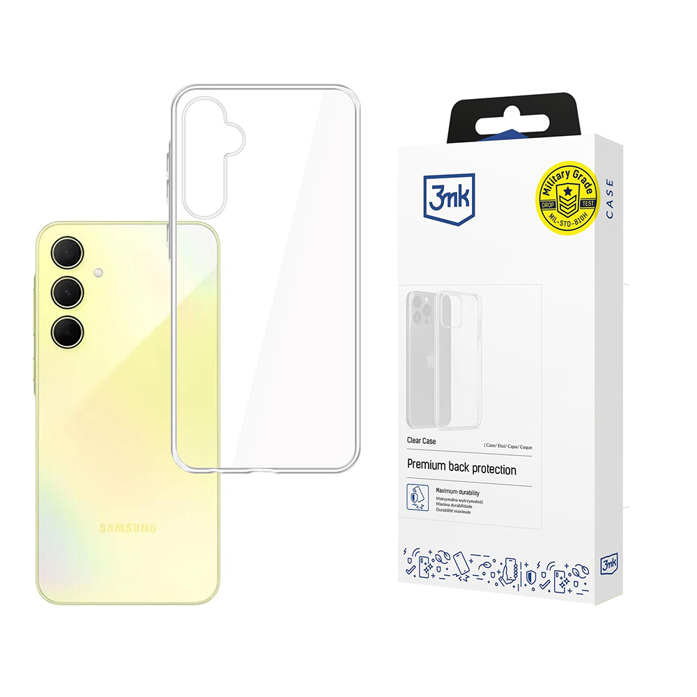 Калъф за Samsung Galaxy A35 5G - 3mk Прозрачен Case - Прозрачен