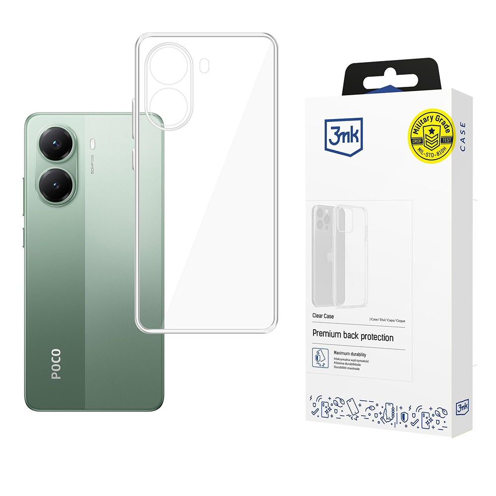 Калъф за Xiaomi Poco X7 Pro - 3mk Прозрачен Case - Прозрачен