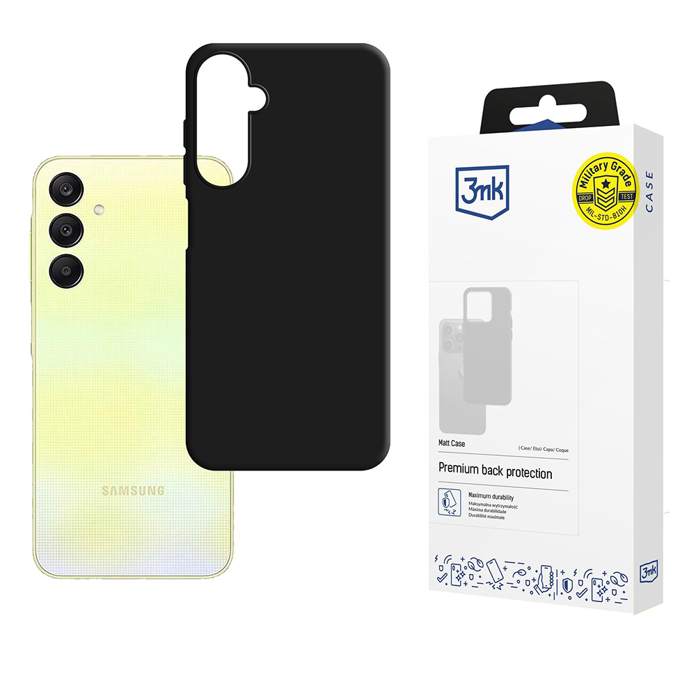 Калъф за Samsung Galaxy A26 5G - 3mk Matt Case - Черен