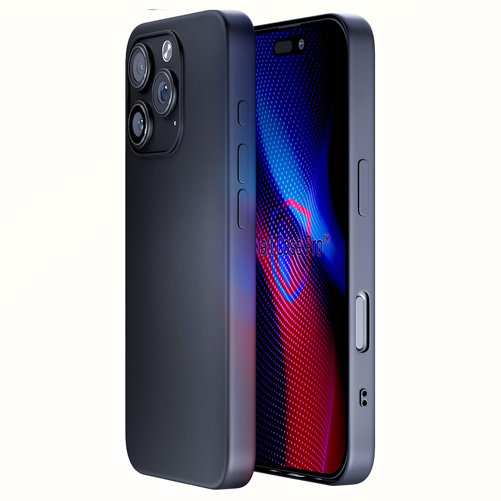 Калъф за iPhone 16 Pro - 3mk Matt Case Pro - Черен