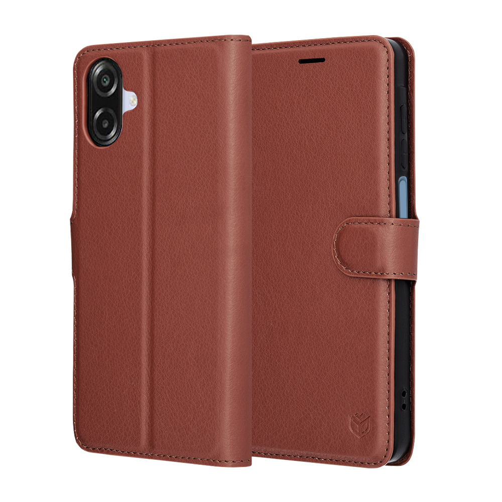 Калъф за Samsung Galaxy A07 4G - Techsuit Leather Folio - Кафяв