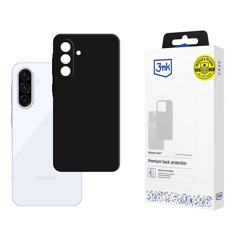 Калъф за Samsung Galaxy A36 5G - 3mk Silicone Case - Черен
