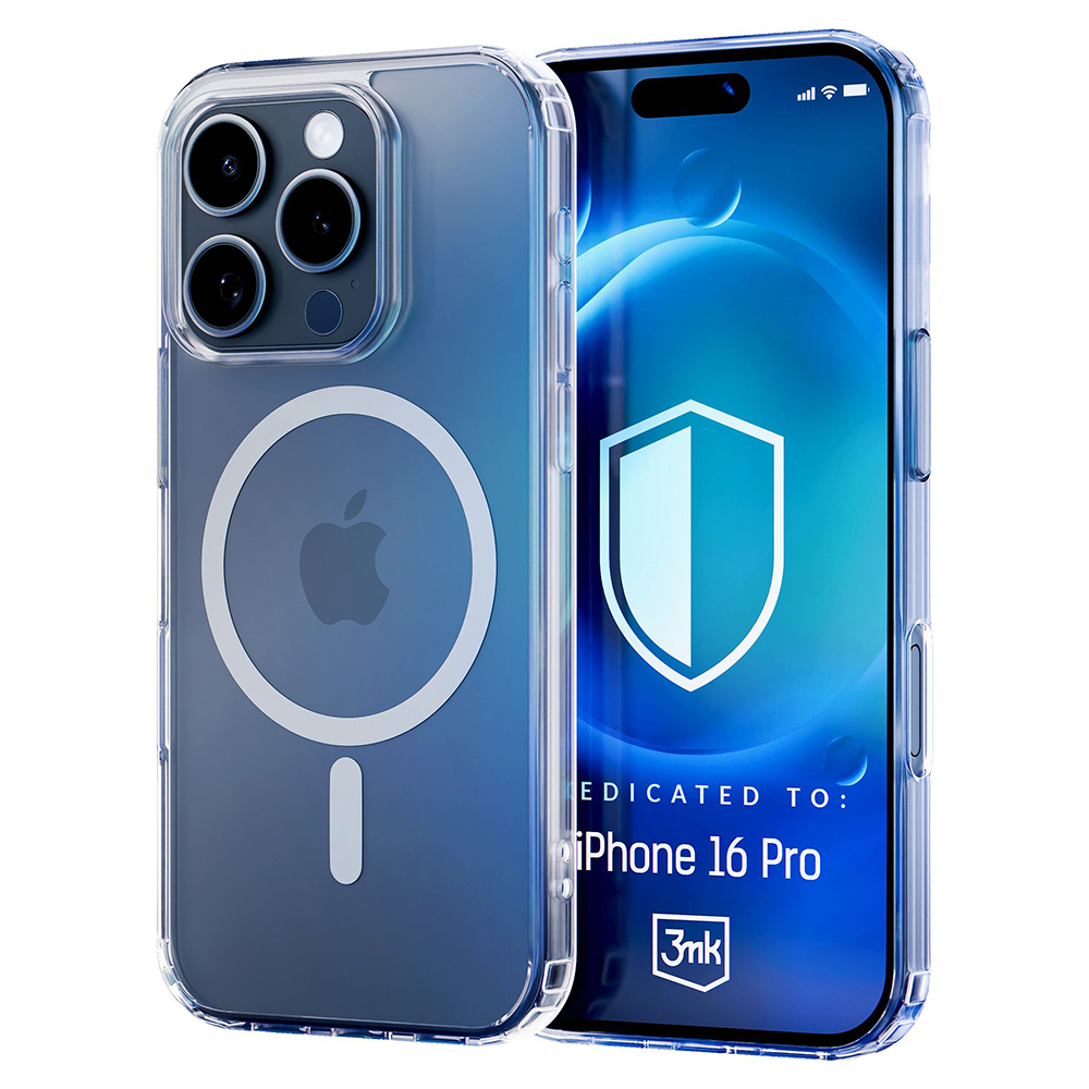 Калъф за iPhone 16 Pro - 3mk MagCase - Прозрачен