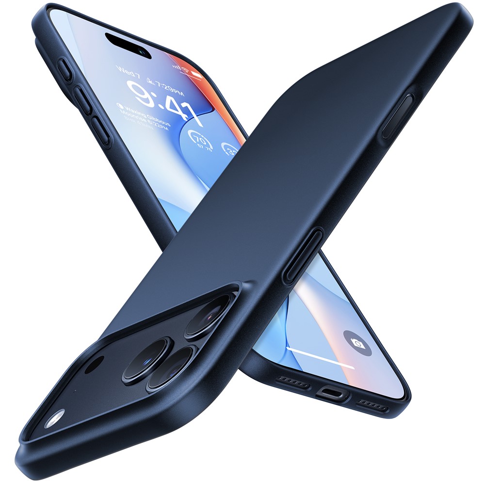 Калъф за iPhone 17 Pro Max - Torras SlimFit MagSafe Series - Тъмносин Син