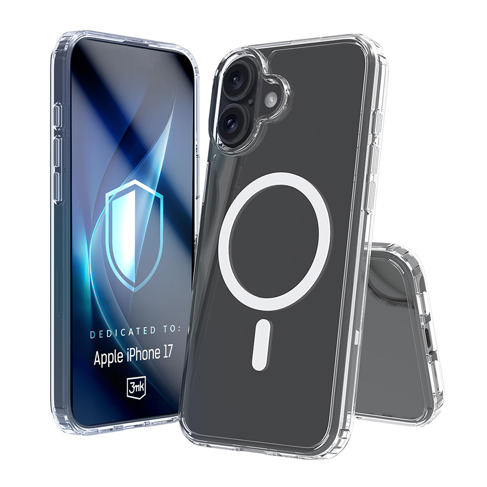 Калъф за iPhone 17 - 3mk Armor MagCase - Прозрачен
