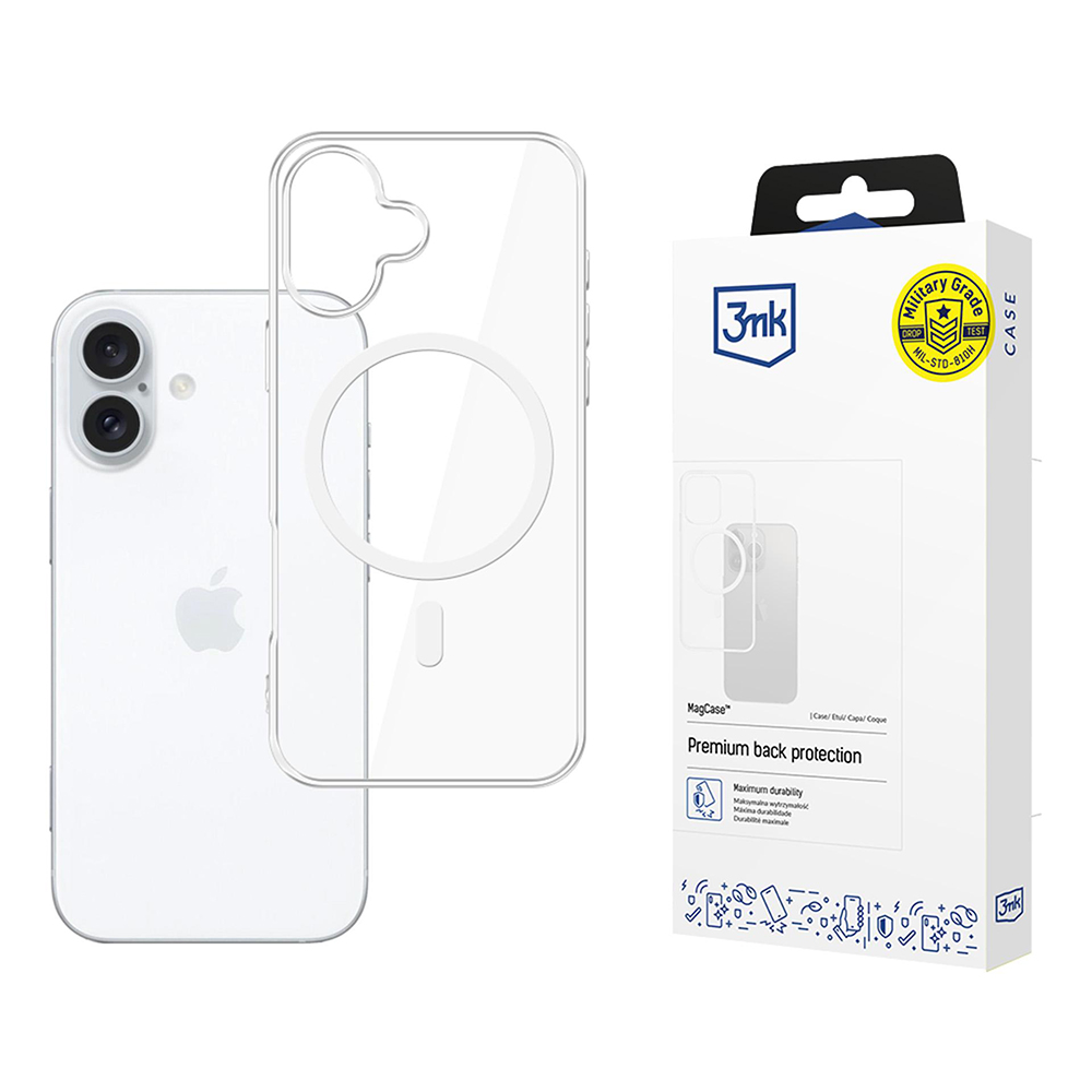 Калъф за iPhone 17 - 3mk MagCase - Прозрачен