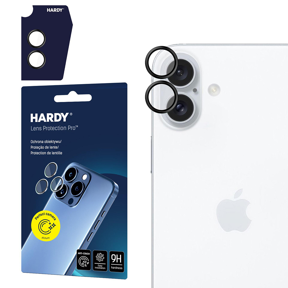Калъф за iPhone 17 - 3mk Hardy Lens Protection Pro - Черен