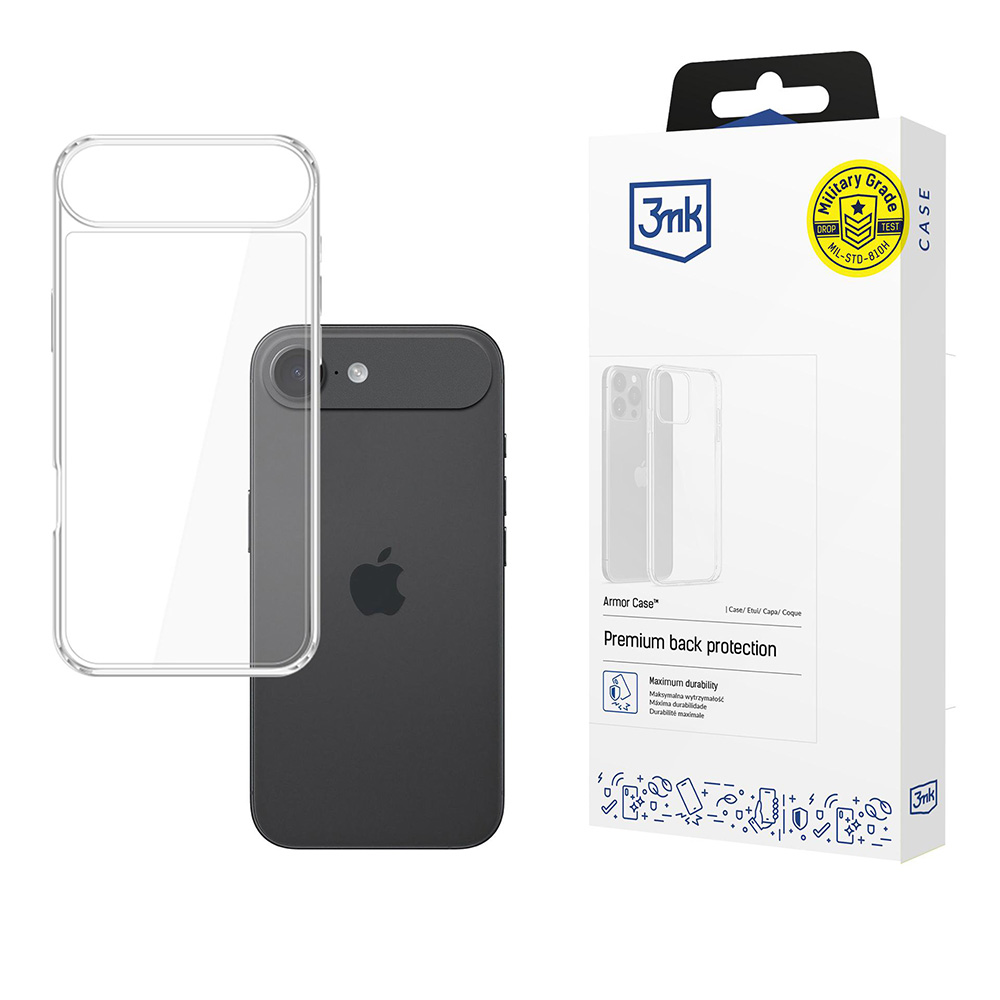Калъф за iPhone 17 Air - 3mk Armor Case - Прозрачен