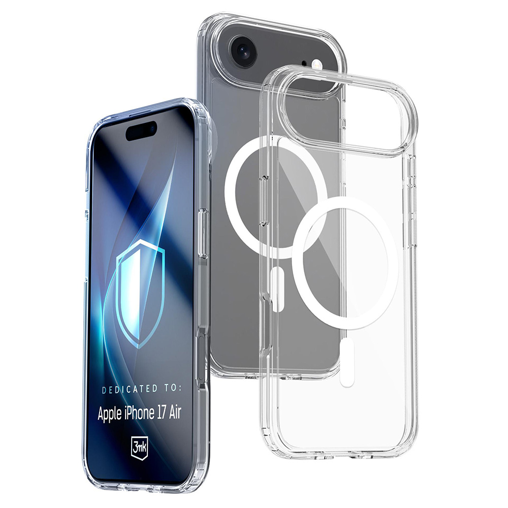 Калъф за iPhone 17 Air - 3mk Armor MagCase - Прозрачен