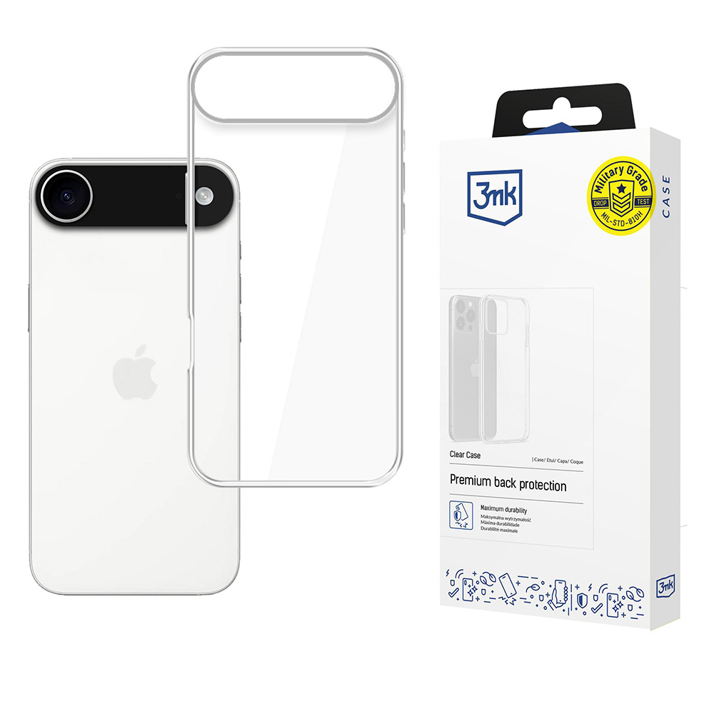 Калъф за iPhone 17 Air - 3mk Прозрачен Case - Прозрачен