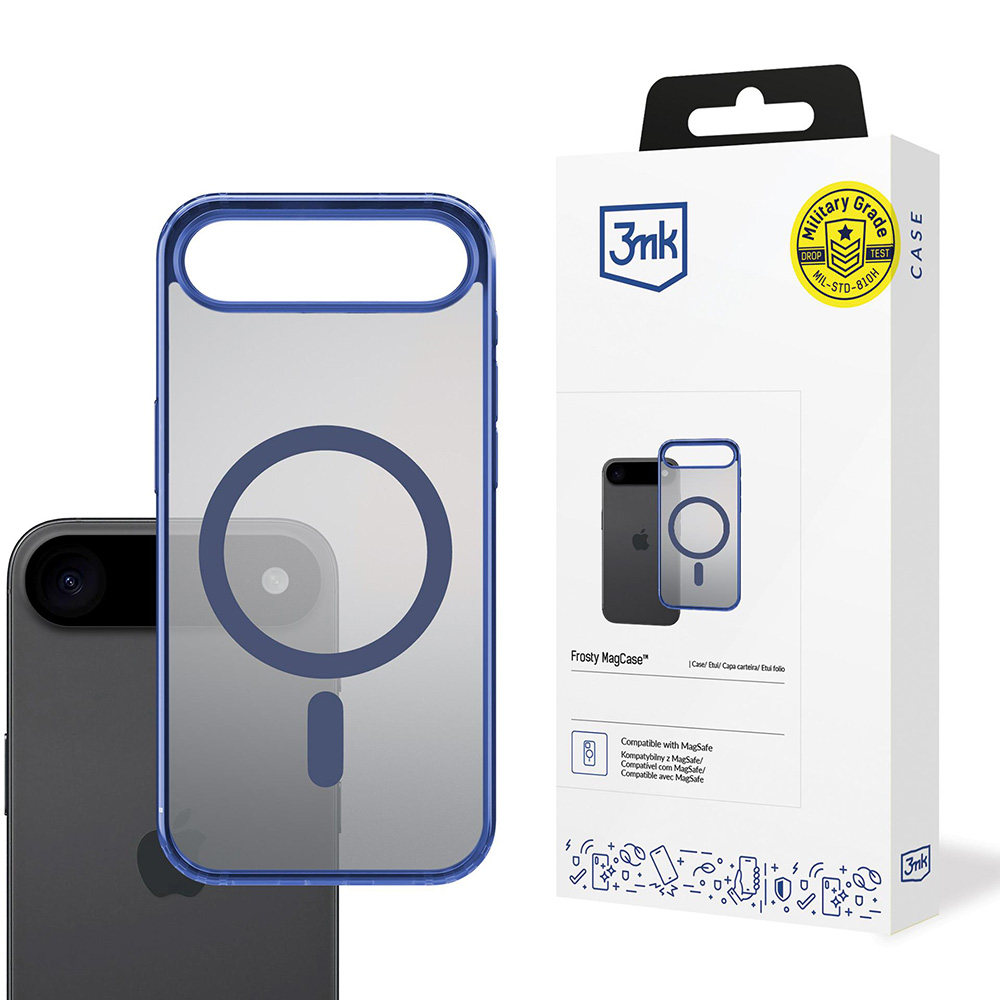 Калъф за iPhone 17 Air - 3mk Frosty MagCase - Син