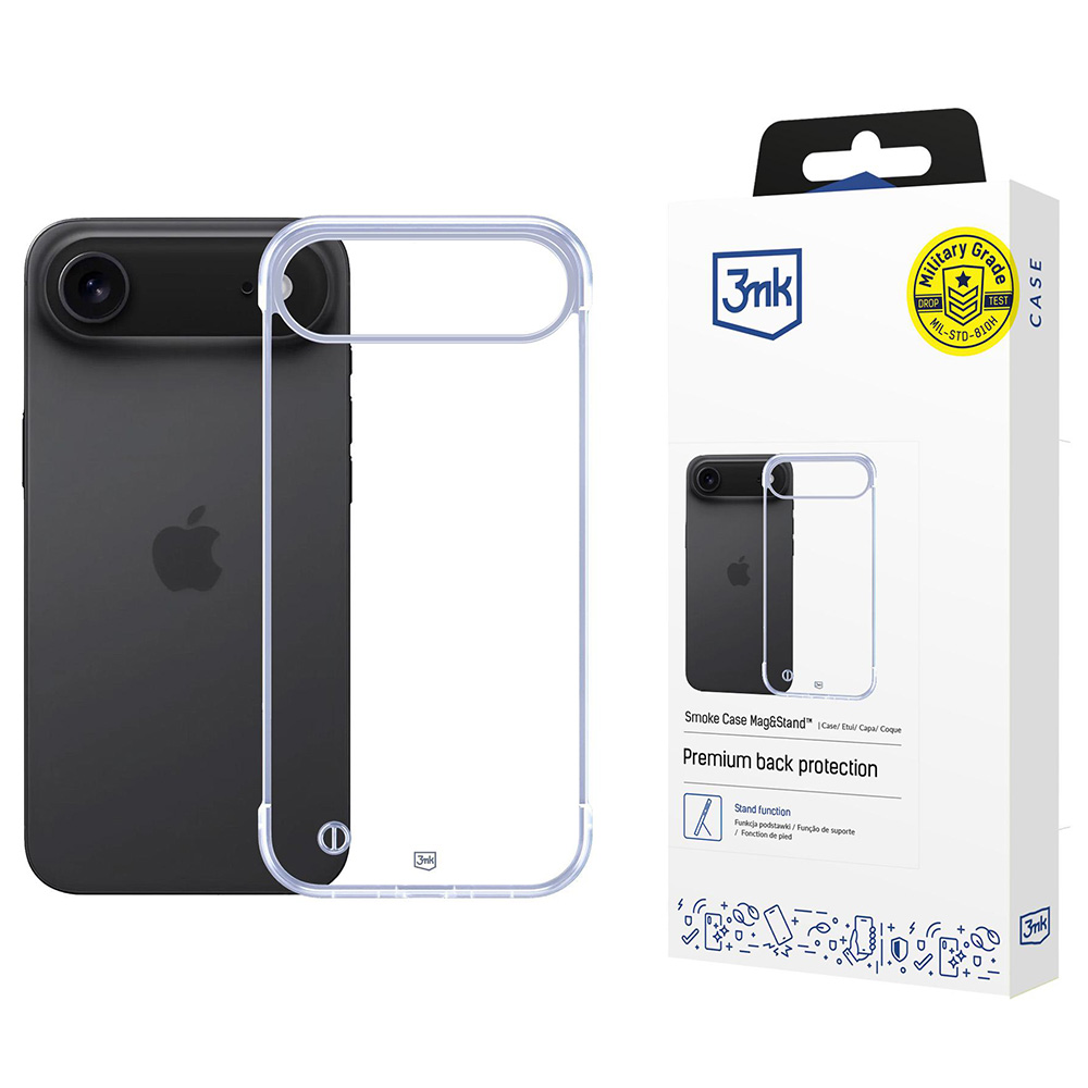 Калъф за iPhone 17 Air - 3mk Just20g Прозрачен Case - Прозрачен