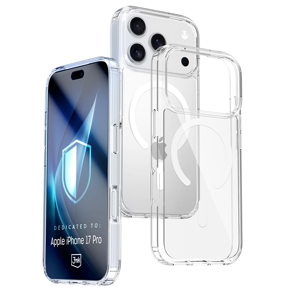 Калъф за iPhone 17 Pro - 3mk Armor MagCase - Прозрачен