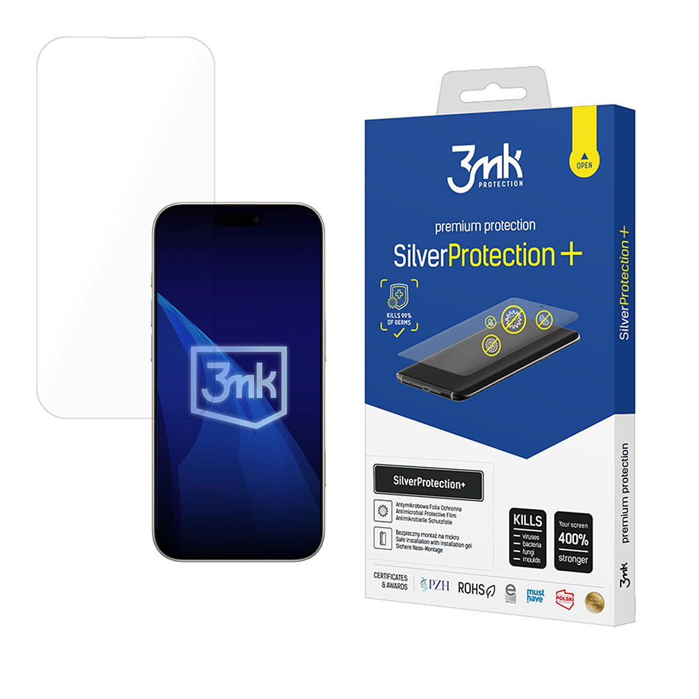 Калъф за iPhone 17 Pro - 3mk SilverProtection+ фолио - Прозрачен