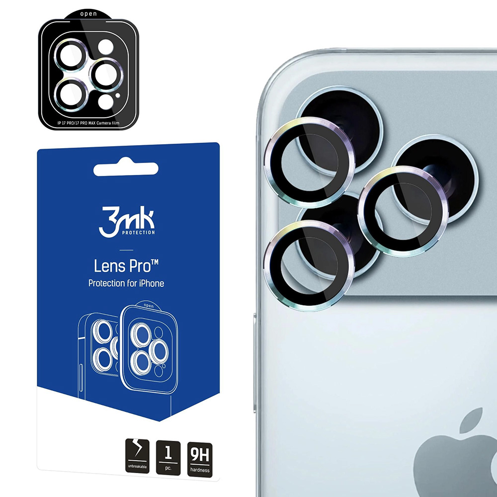 Калъф за iPhone 17 Pro / iPhone 17 Pro Max - 3mk Lens Protection Pro - Многоцветен