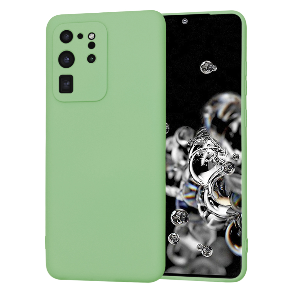 Калъф за Samsung Galaxy Galaxy S20 Ultra 4G / S20 Ultra 5G - Techsuit SoftFlex - Mint Зелен