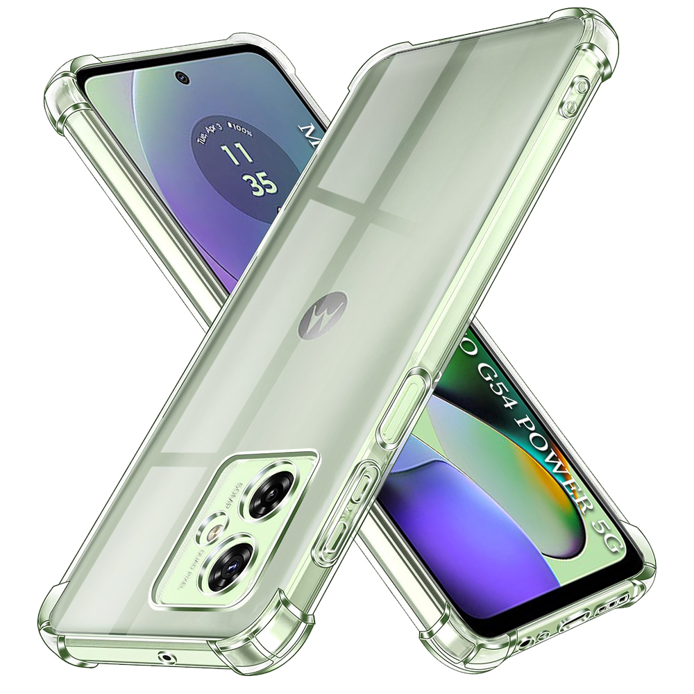 Калъф за Motorola Moto Moto G54 Power Edition / G64 - Techsuit Shockproof Прозрачен Прозрачен Silicone - Прозрачен