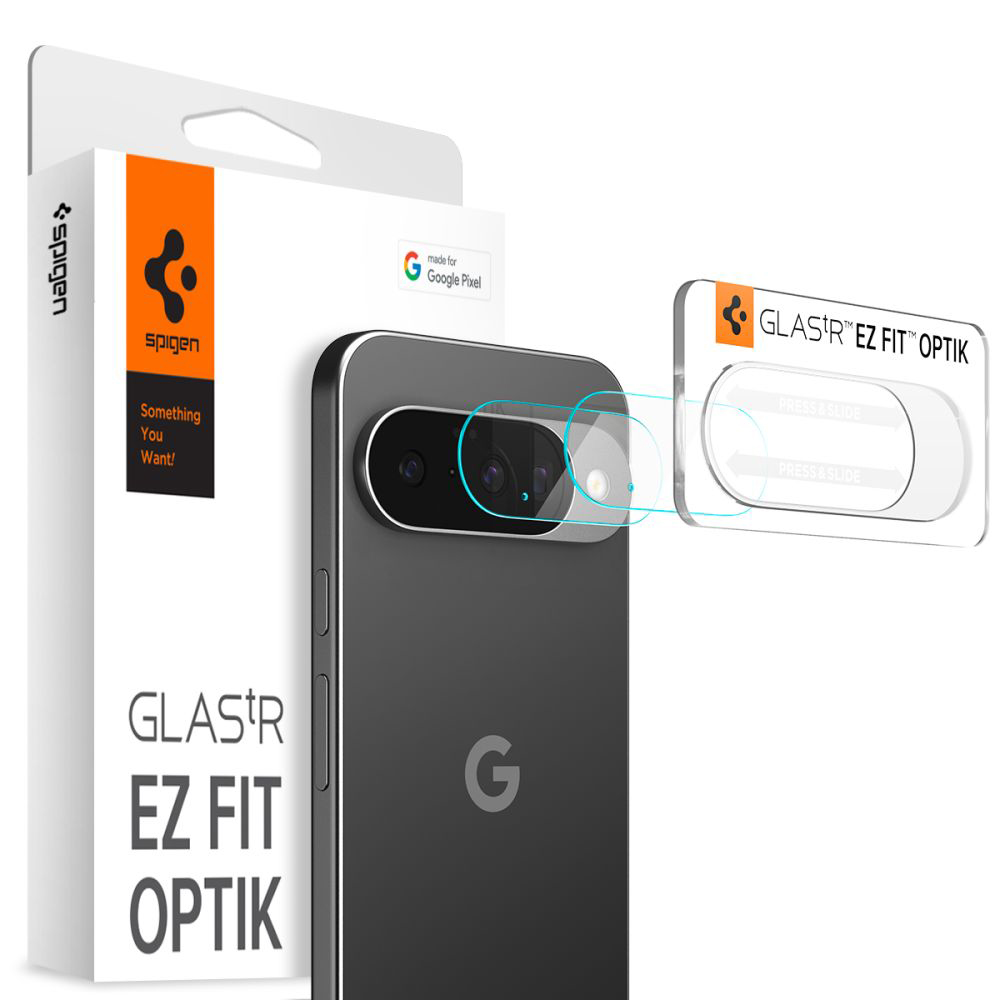Филм за камера за Google Pixel 10 (комплект 2) - Spigen Glas.tR Optik (AGL09661) - Crystal Прозрачен