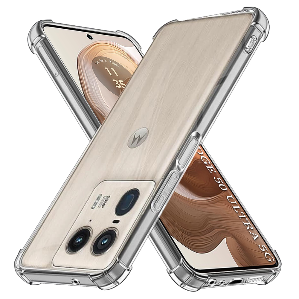 Калъф за Motorola Edge 50 Ultra - Techsuit Shockproof Прозрачен Silicone - Прозрачен