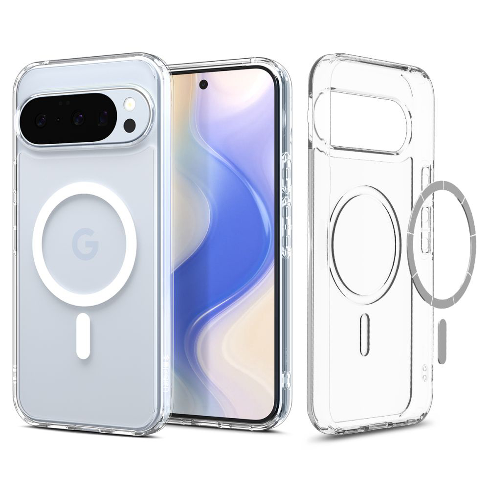 Калъф за Google Pixel 10 / 10 Pro - Spigen Ultra Hybrid MagSafe (ACS09702) - Прозрачен / Бял