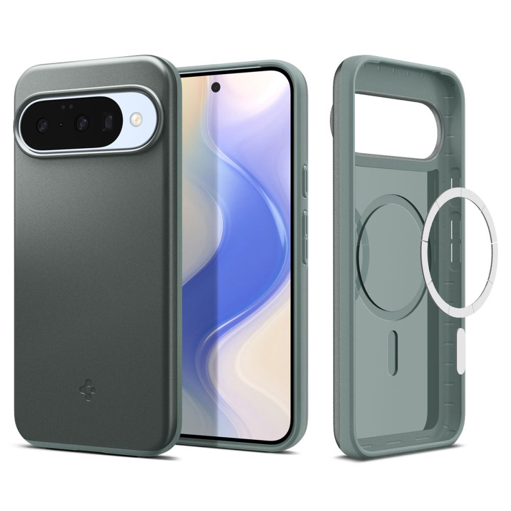 Калъф за Google Pixel 10/10 Pro - Spigen Thin Fit MagSafe (ACS09701) - Sage Зелен