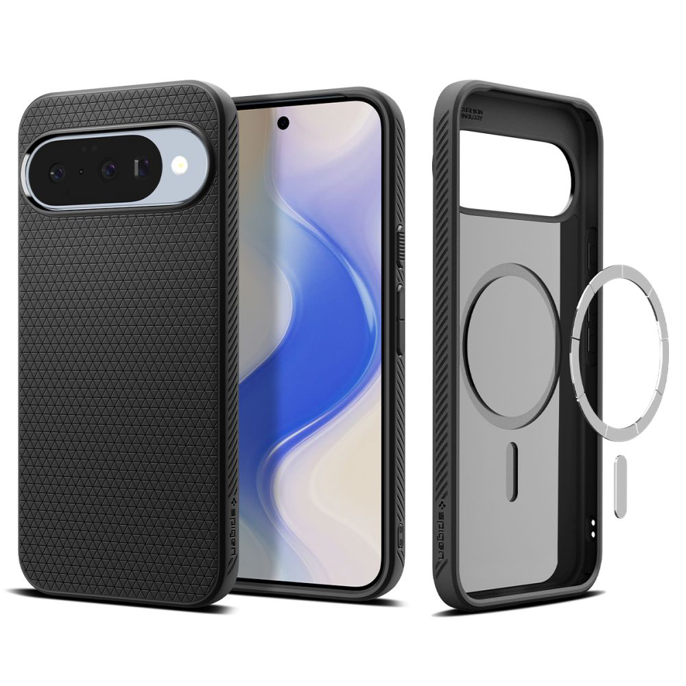 Калъф за Google Pixel 10 / 10 Pro - Spigen Liquid Air MagSafe (ACS09695) - Черен мат