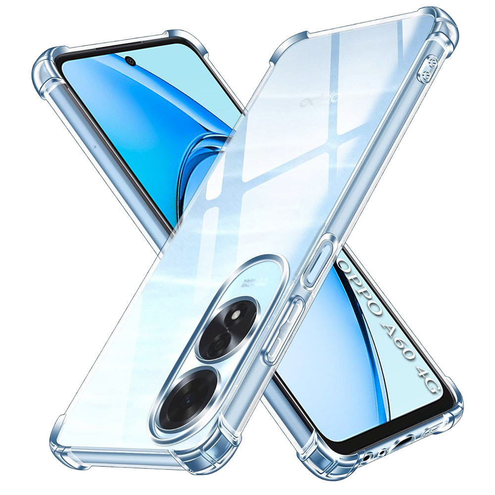 Калъф за Oppo A60 4G - Techsuit Shockproof Прозрачен Прозрачен Silicone - Прозрачен