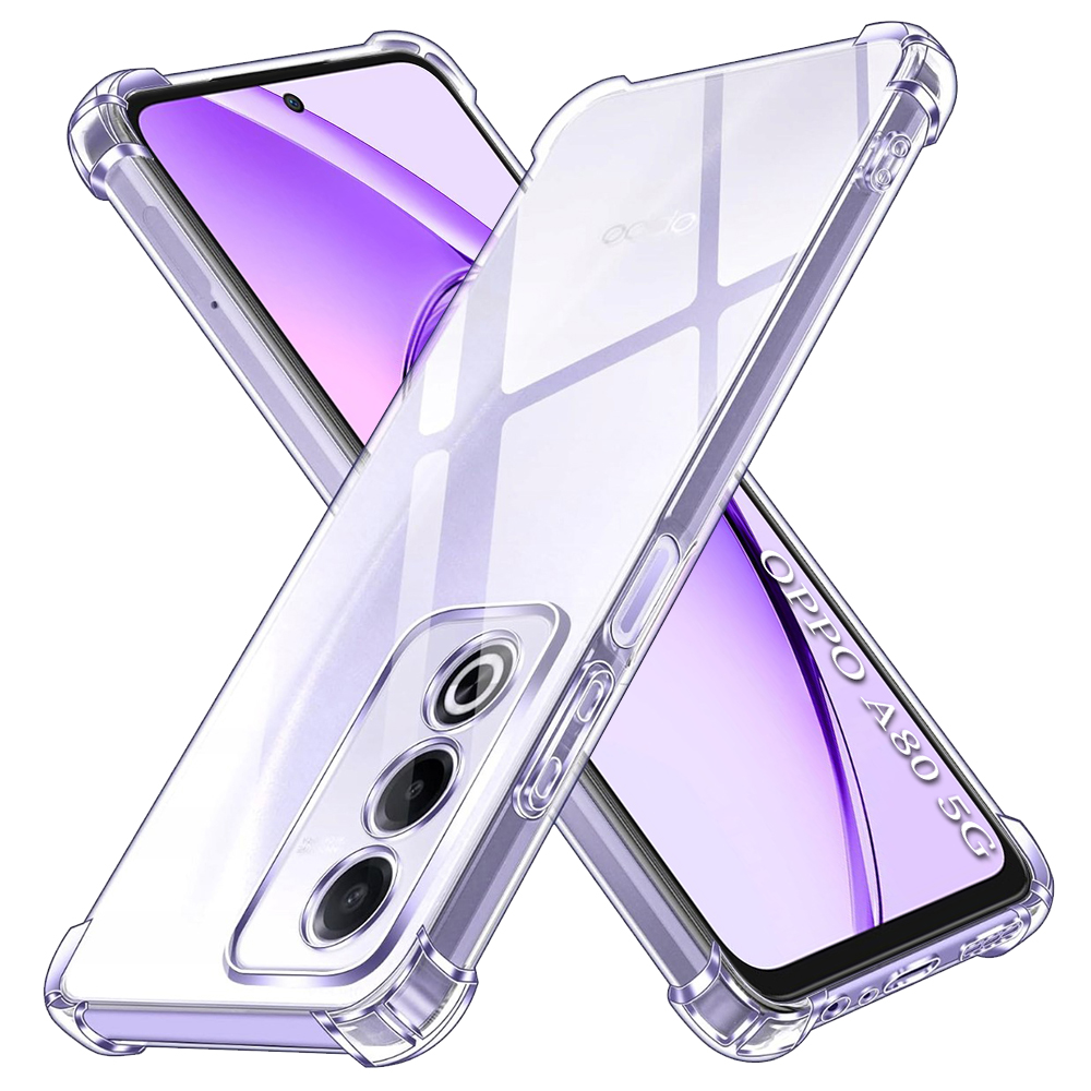 Калъф за Oppo A80 5G - Techsuit Shockproof Прозрачен Прозрачен Silicone - Прозрачен