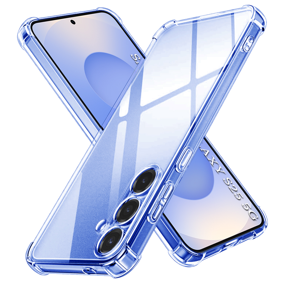 Калъф за Samsung Galaxy S25 - Techsuit Shockproof Прозрачен Прозрачен Silicone - Прозрачен