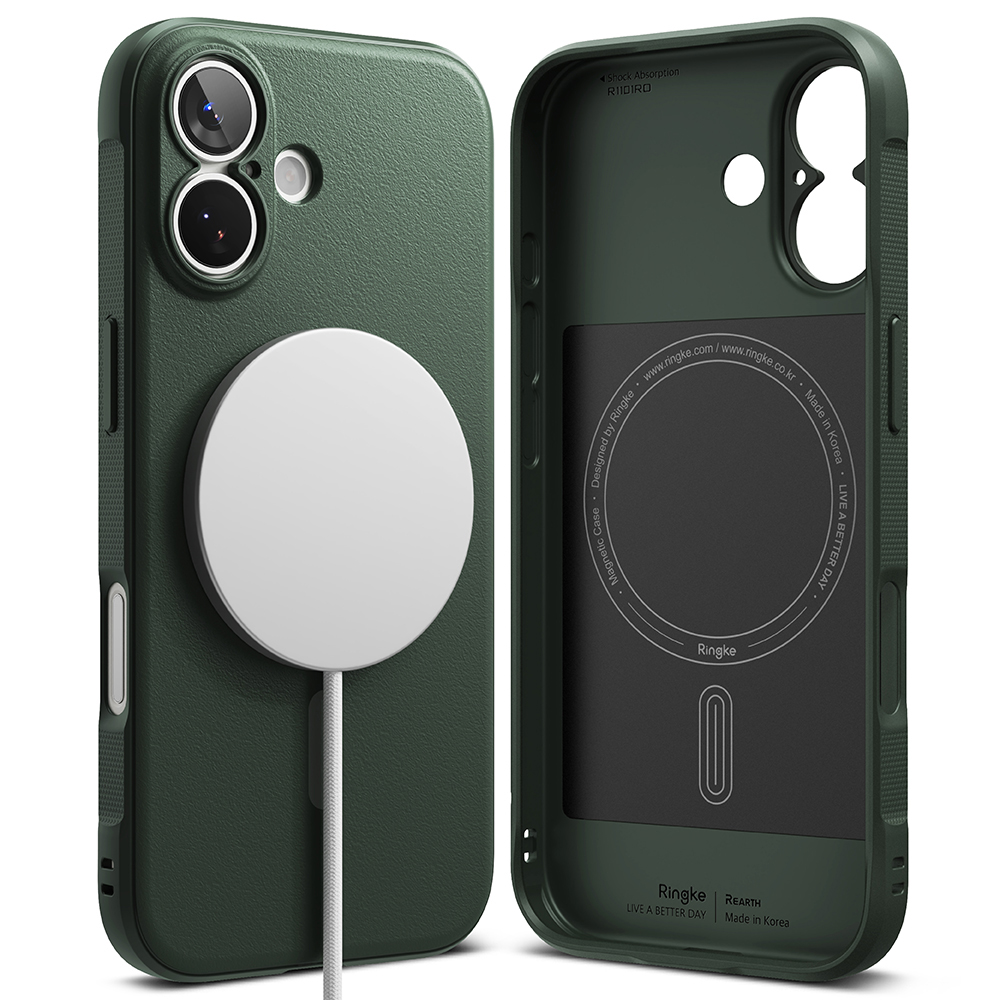 Калъф за iPhone 17 - Ringke Onyx MagSafe - Тъмнозелен