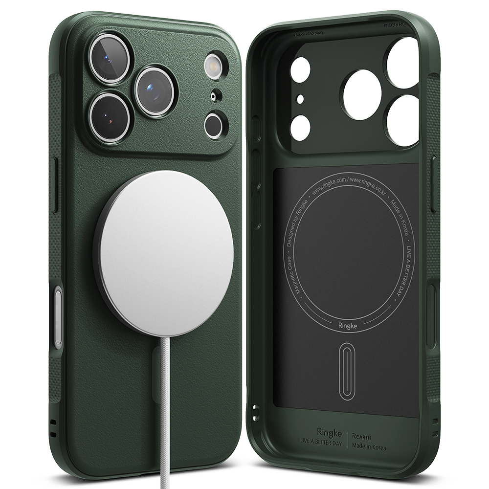 Калъф за iPhone 17 Pro - Ringke Onyx MagSafe - Тъмнозелен