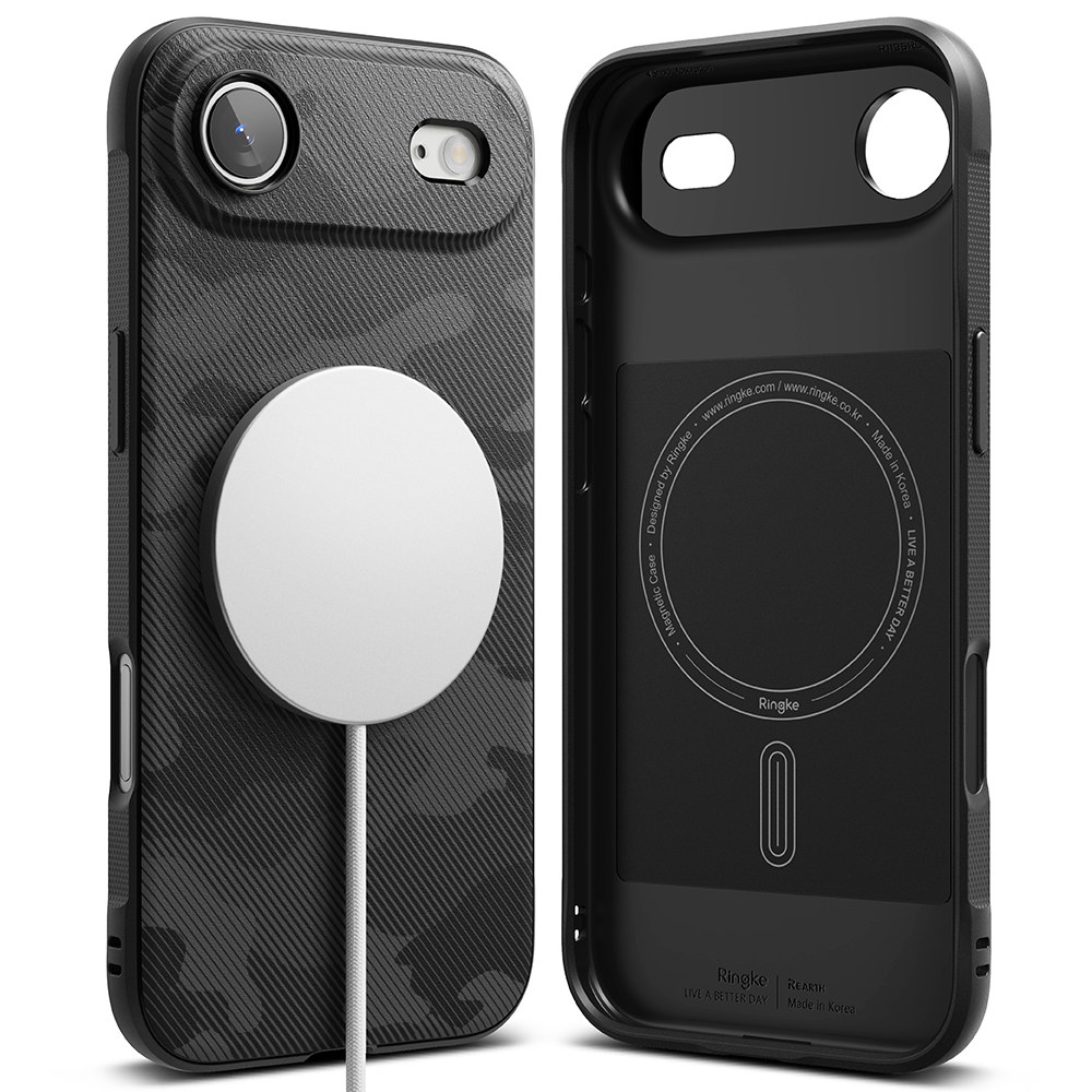 Калъф за iPhone 17 Air - Ringke Onyx MagSafe - Camo Черен