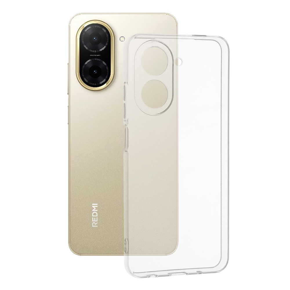 Калъф за Xiaomi Redmi A5 4G (стандартен) - Techsuit Прозрачен Silicone - Прозрачен